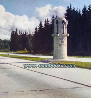 Reichsautobahn marker